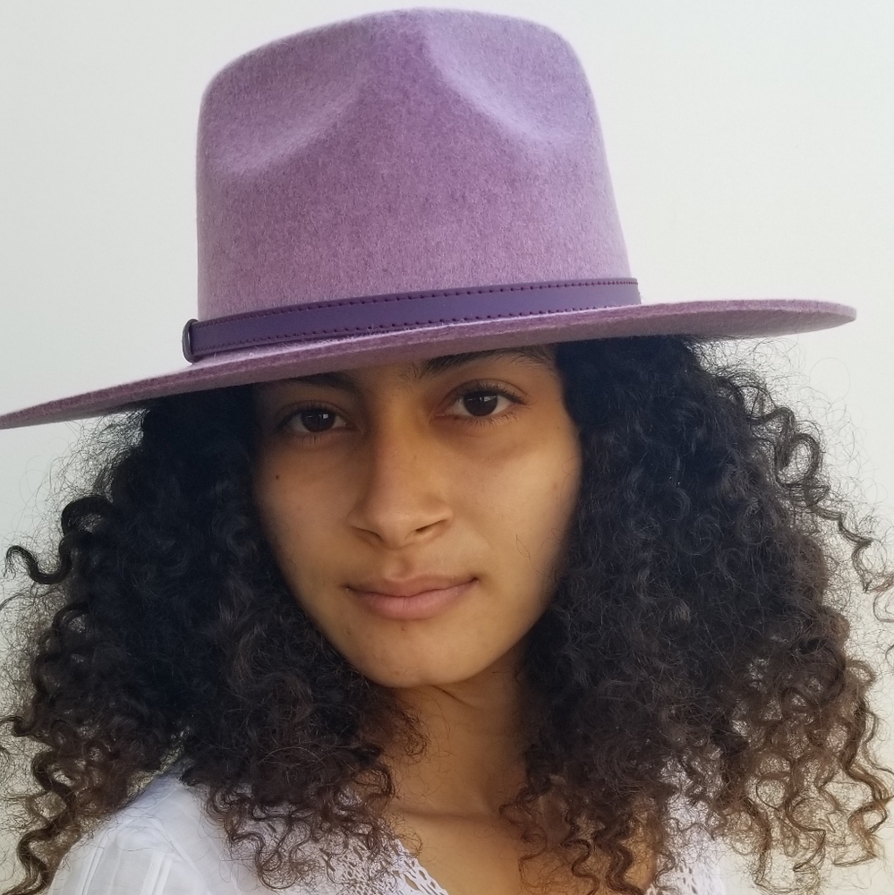Lilac Felt Fedora